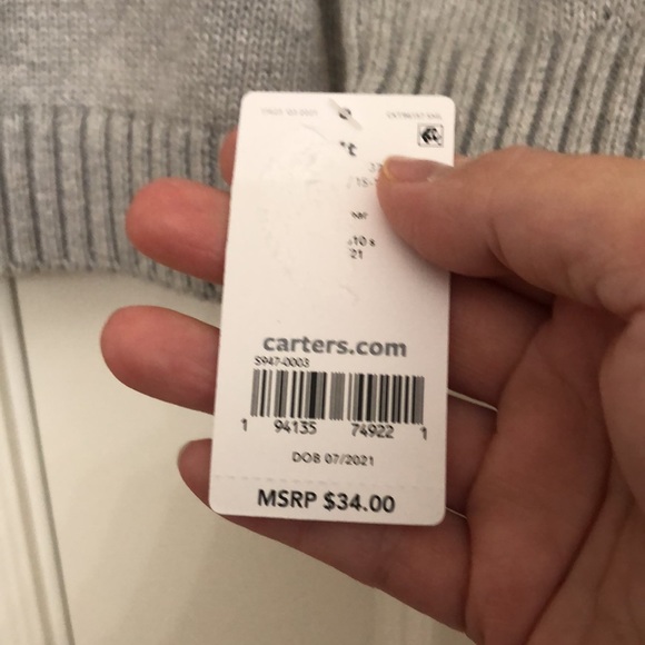 Carter’s Sweater - Size 4T (NWT) - Picture 4 of 4